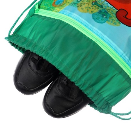 A bag for shoes with a pocket 420*350 mm, Soyuzmultfilm Winnie Puh (soft polyester, density 210d)-5