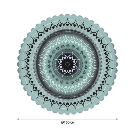 The tablecloth “endless flower”, round, Saten, d = 150 cm-1