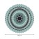 The tablecloth “endless flower”, round, Saten, d = 150 cm