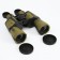 Binoculars 10x50, "sniper", khaki color, green lenses