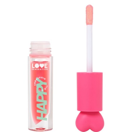 Lip oil Love Generation Be Happy, tone 01 transparent pink, 2.3 ml