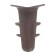The internal angle for the skirting board is 55mm "decoration", 303 Wenge Dark
