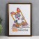 Photo frame plastic 21x30 cm 1526 Brown with gold