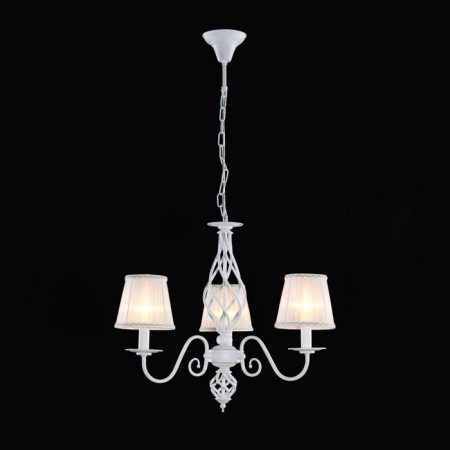 Suspended chandelier Citilux "Rowena" CL427130, 65x65x65 cm, 3x60W, E14, white color-1