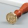 Printing for wax with a wooden handle "Christmas tree decorations" 9x2.5x2.5 cm