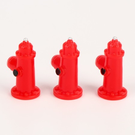 Miniature Puppet "hydrant", set of 3 pcs., Size 1 pc. - 1.5 × 3 × 1.5 cm-3