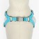 A set with a soft harness, fast-open, l, leash 140 cm, Osh 49-56 cm, og 56-68 cm, turquoise
