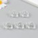 Decor for creativity plastic "Crystal" transparent set 25 grams 2x3.1x2.6 cm