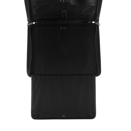 Business folder, artificial leather, 370 x 275 x 50 mm, with a transformer handle, 3D54 "lux", black-6