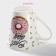 Porcelain shade "Donuts", 320 ml, white color