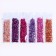 Glass chips for epoxy resin, set of 6 colors, weight 1 color - 5 g