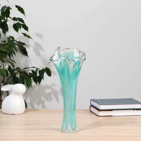 Vase "Wave" 28 cm, green