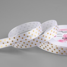 Satin tape with embossing 