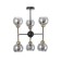 ATOM chandelier 6x60W Central: E27 Color: Black