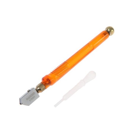 Harden glass cutter 570351, oil, 1-roller, with a plastic handle