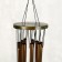 Wind Music Metal "Heart with an arrow" 9 tubes h = 45 cm