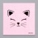 Napkins single -layer “cat”, 24 × 24 cm, in a set of 20 pcs.