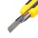 Chancellery knife 9mm, plastic, latch, 2 pieces of blades, TOP