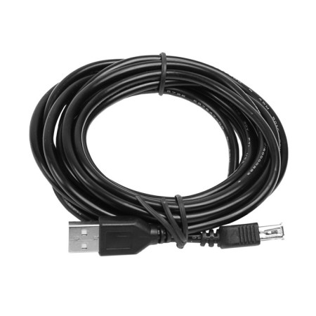 Luazon, USB Am-Af, 3 m, black cable-3