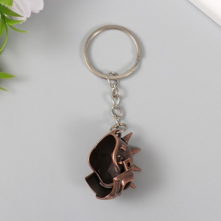 Breek Metal "Skull with a Iroquois" helmet opens 2.5x2.5x3.2 cm-2