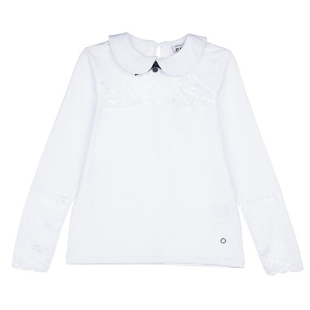 Blouse for girls PlayTode, height 128 cm, white color-5