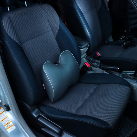 Pillow on the headrest Matech Proper Line, 30 x 28 x 11 cm, gray-1