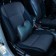 Pillow on the headrest Matech Proper Line, 30 x 28 x 11 cm, gray