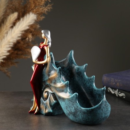 Standing for a bottle "Girl in a shell" 30*23cm-2