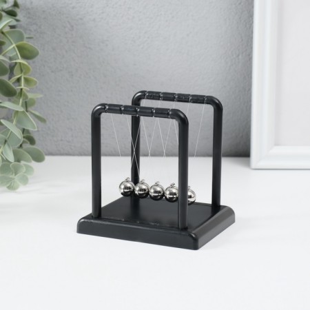 Antistress pendulum black 7.5x8.8x9 cm-3