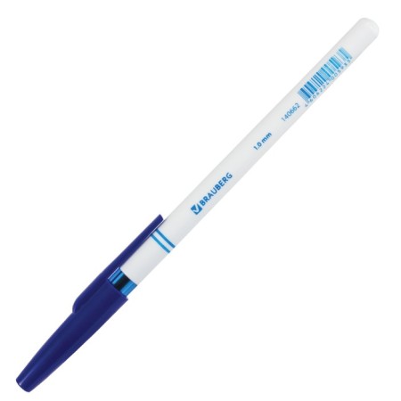 Ballic handle 1.0 mm, brauberg, blue ink-2