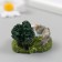 Figure for Florarium Polystone "Swimming Duck" 5x5x4 cm