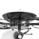 Helia chandelier 5x40W E27 black chrome 54x52x17cm.