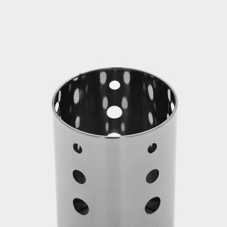 Stainless steel stand for cutlery, 10 × 17 cm-2