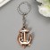 Trick plastic for metal "Anchor" gold 2.2x3.3 cm