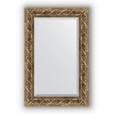 Mirror with fatset in the baguette frame - fresco 84 mm, 56 x 86 cm, evoForm