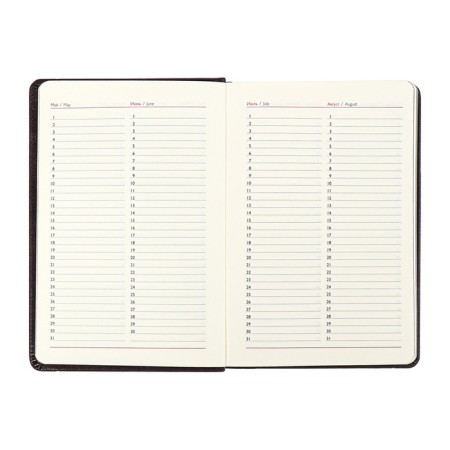 Diary Nedtir A5 160l Escalada, TV Region, Light claim, Las, tone BL 70g/m2, black-11