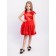 Dress "Sofia", height 116 cm, red color