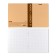 Notebook A5+, 48 sheets in the Erichkrause "Neon" cell, plastic cover texture "Sand", OFSET BOLK, 100%whiteness, Orange
