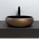 Comforty 78650 platform shell, round, braid/copper matte