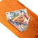 Envelope for money "well -being" embossing, ruble, 16.5x8.5 cm