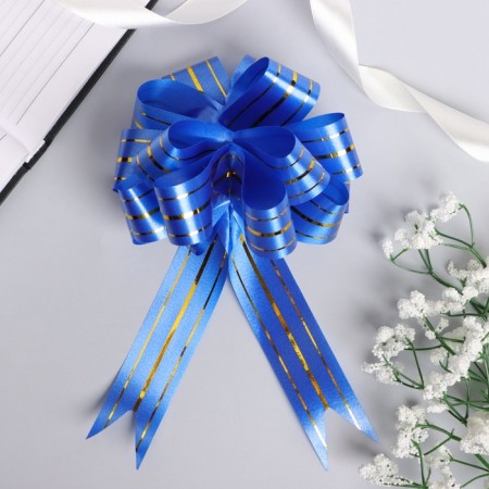 Bant-Shar No. 3 "Golden Strips", blue color