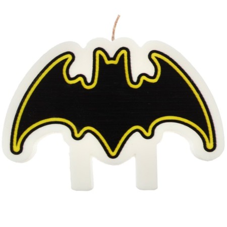 Candle for the cake "Happy Birthday!", 10 x 6.9 cm, superheroes-2