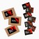 Envelopes with stickers, set “Open when... 18+” (red with black), 10pcs, 16 x 11.5 cm