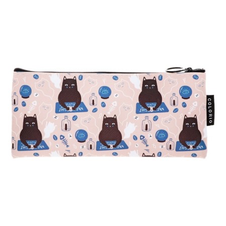 Penal soft 1 department, 90x200, flat, artificial leather, for girls, peach, colorio-2