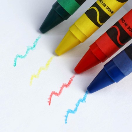 Set: notebook - coloring, crayons 4 pcs. "Hero"-4