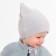 Children's hat minku rr 35-40, gray color