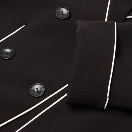 Women's jacket with Kant Minaku: Casual Collection Black Color, Rr. 42-7