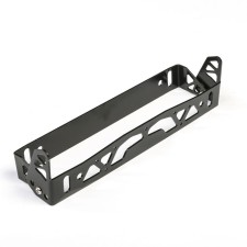 A platform for a room with an adjustable angle of inclination, black
