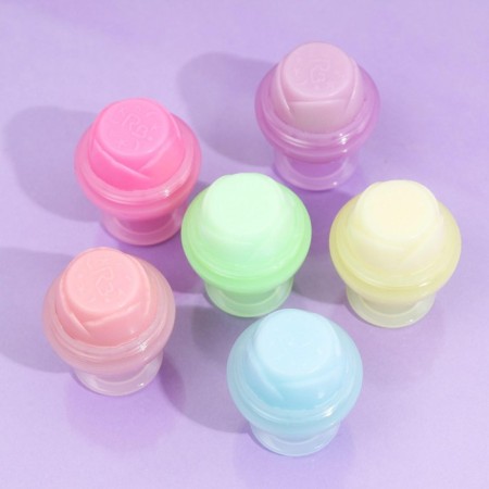 Lip balm "glass", a mix of flowers and aromas, glowing in the dark-10