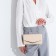 Bag-clate on magnet, beige color